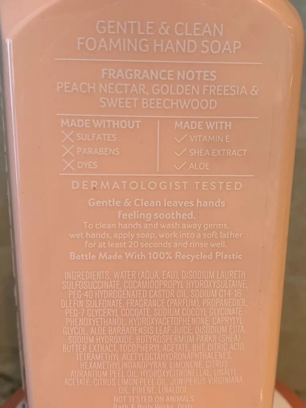 Bath & Body Works Vera Bradley Peach Blossom & Nectar Duo Candle / Hand Soap NWT